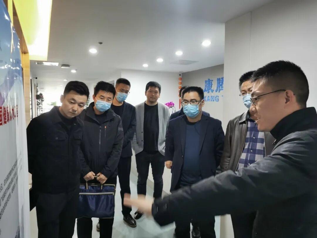 佳县招商服务中心领导莅临耐诺集团考察