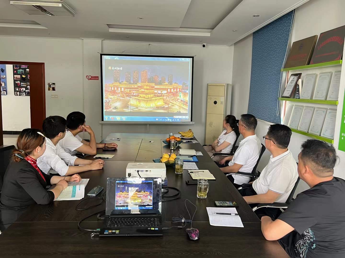 酒泉市肃州区领导一行考察耐诺集团