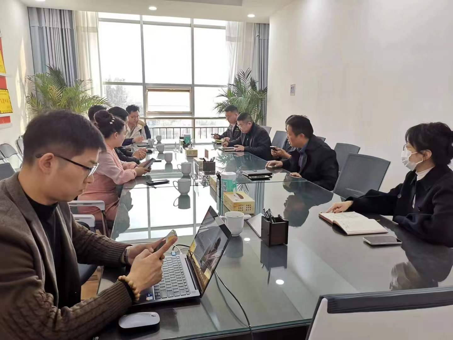 考察河南省管城区经济技术开发区