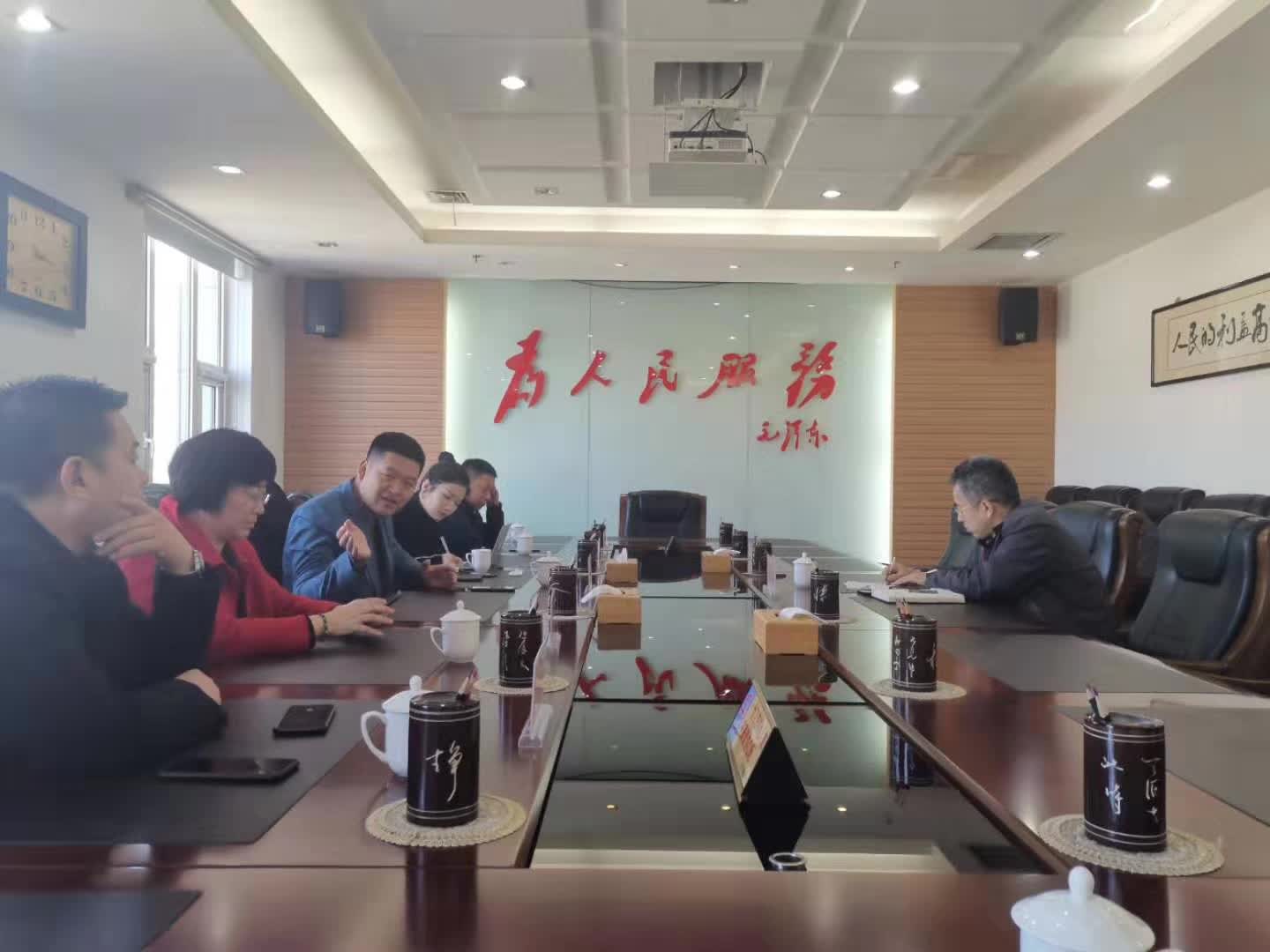 考察河北省青龙县农特产品交易中心项目